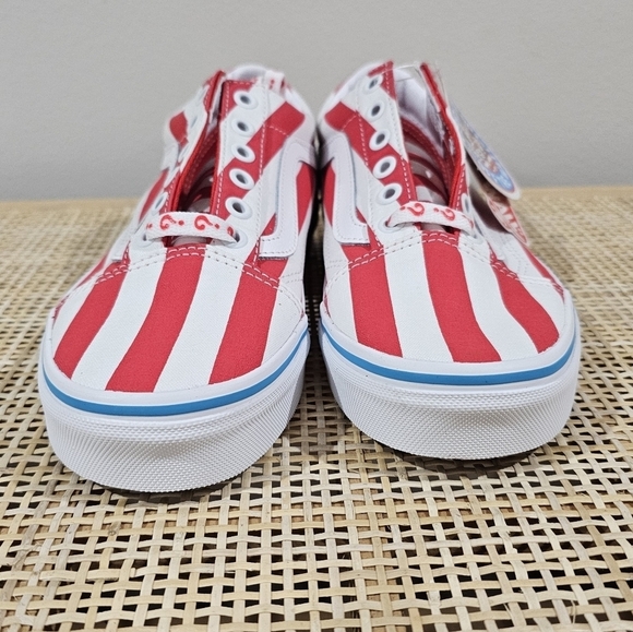 Vans Old Skool, (Where's Waldo?) International Stripes, Unisex M5.5, W7, NWT - Picture 3 of 16